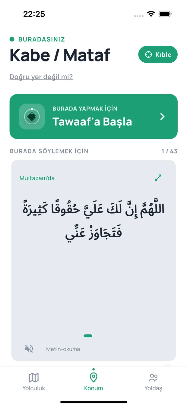 Dalil — Burada & Şimdi : Mescid-i Haram, Tavafa başla